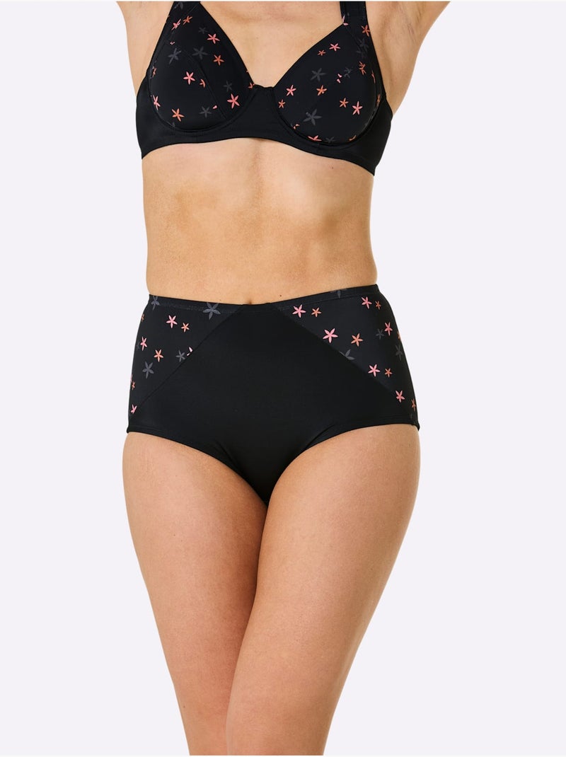 Lot de 3  - Culotte Taille Haute - Taille Standard - Witt Noir - Kiabi