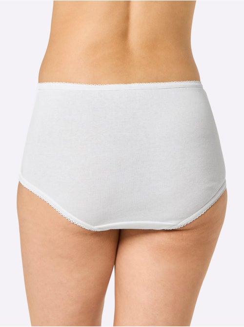 Lot de 3  - Culotte Taille Haute Côtes Fines - Taille Standard - Witt - Kiabi
