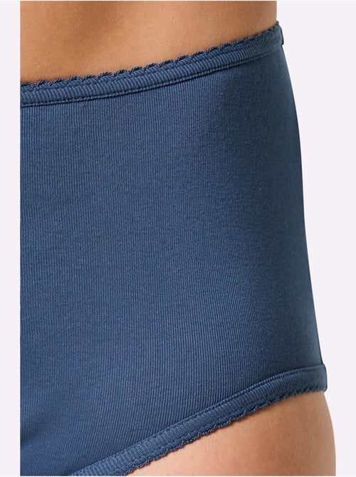 Lot de 3  - Culotte Taille Haute Côtes Fines - Taille Standard - Witt - Kiabi