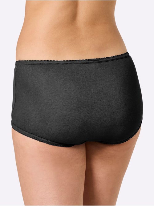 Lot de 3  - Culotte Taille Haute Côtes Fines - Taille Standard - Witt - Kiabi