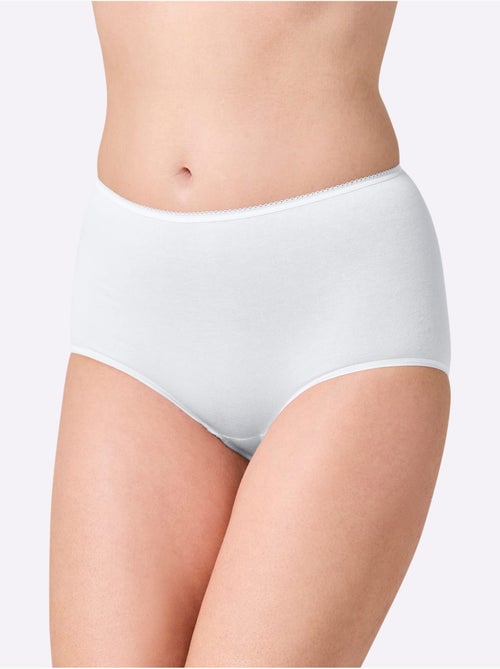 Lot de 3  - Culotte Taille Haute Jersey Fin - Taille Standard - Witt - Kiabi
