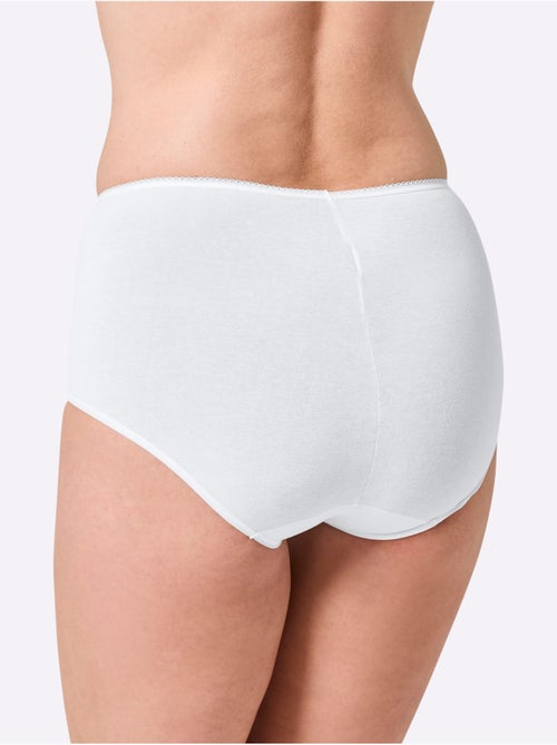Lot de 3  - Culotte Taille Haute Jersey Fin - Taille Standard - Witt - Kiabi