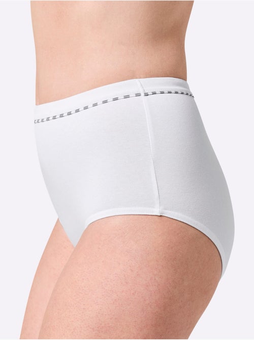 Lot de 3 - Culotte Taille Haute Jersey Fin - Taille Standard - Witt - Kiabi Lot de 3 - Culotte Taille Haute Jersey Fin - Taille Standard - Witt - Kiabi