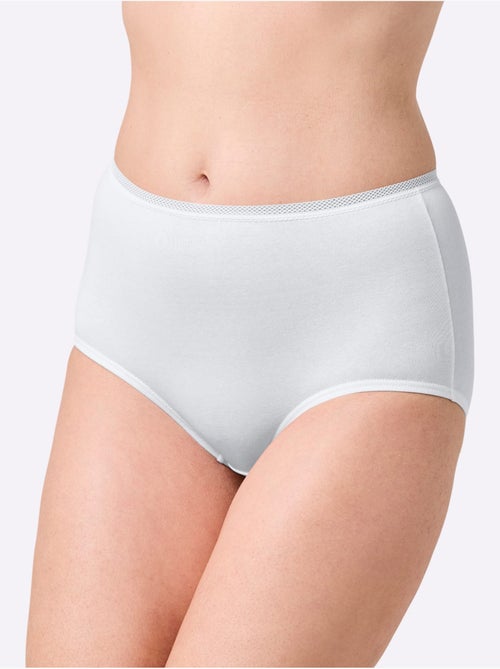 Lot de 3 - Culotte Taille Haute Jersey Fin - Taille Standard - Witt - Kiabi Lot de 3 - Culotte Taille Haute Jersey Fin - Taille Standard - Witt - Kiabi