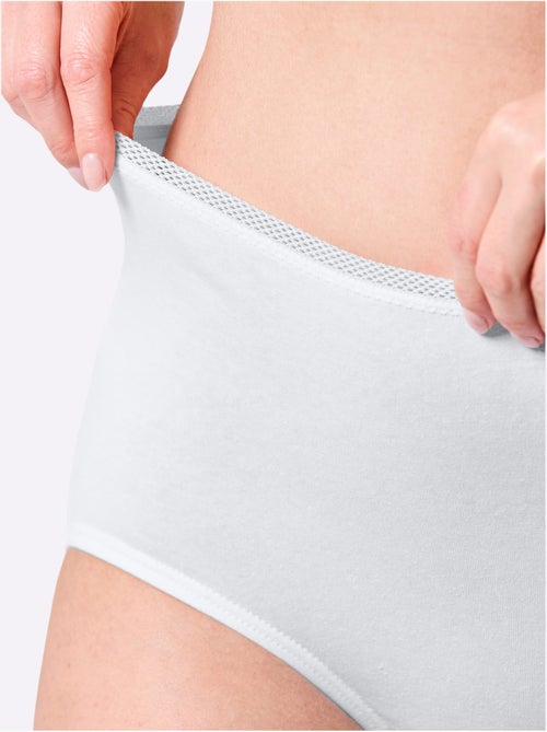 Lot de 3 - Culotte Taille Haute Jersey Fin - Taille Standard - Witt - Kiabi Lot de 3 - Culotte Taille Haute Jersey Fin - Taille Standard - Witt - Kiabi