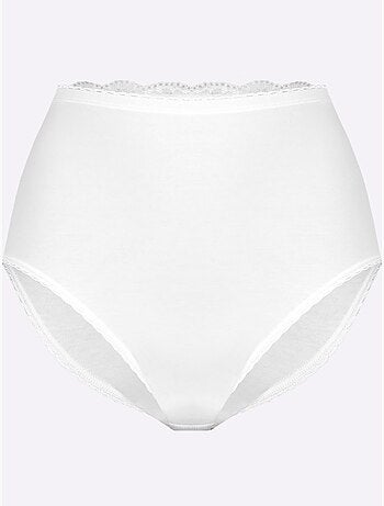 Lot de 3 - Culotte Taille Haute Jersey Fin - Taille Standard - Witt