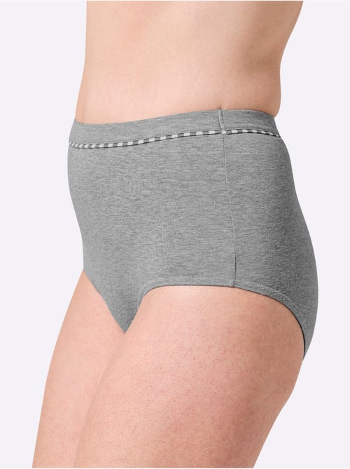Lot de 3  - Culotte Taille Haute Jersey Fin - Taille Standard - Witt - Kiabi