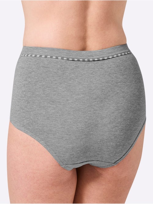 Lot de 3  - Culotte Taille Haute Jersey Fin - Taille Standard - Witt - Kiabi