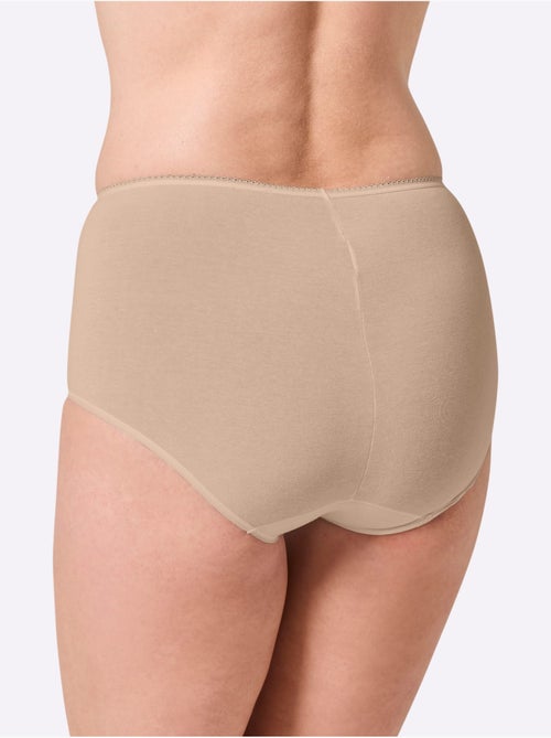 Lot de 3  - Culotte Taille Haute Jersey Fin - Taille Standard - Witt - Kiabi