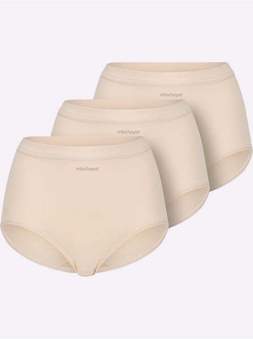 Lot de 3 - Culotte Taille Haute Jersey Fin - Taille Standard - Witt - Kiabi Lot de 3 - Culotte Taille Haute Jersey Fin - Taille Standard - Witt - Kiabi