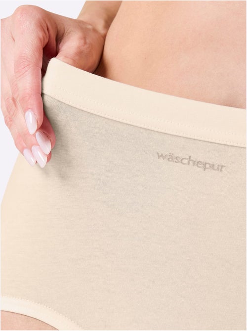 Lot de 3 - Culotte Taille Haute Jersey Fin - Taille Standard - Witt - Kiabi Lot de 3 - Culotte Taille Haute Jersey Fin - Taille Standard - Witt - Kiabi