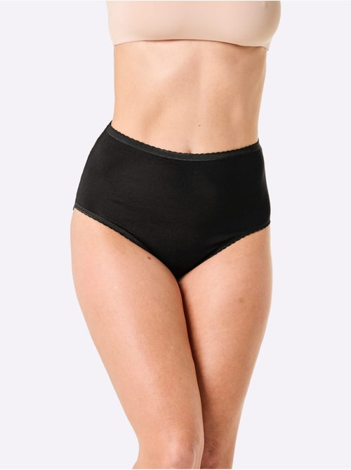 Lot de 3  - Culotte Taille Haute Jersey Fin - Taille Standard - Witt - Kiabi