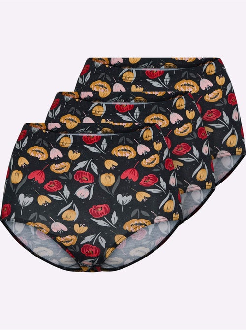 Lot de 3  - Culotte Taille Haute Jersey Fin - Taille Standard - Witt - Kiabi