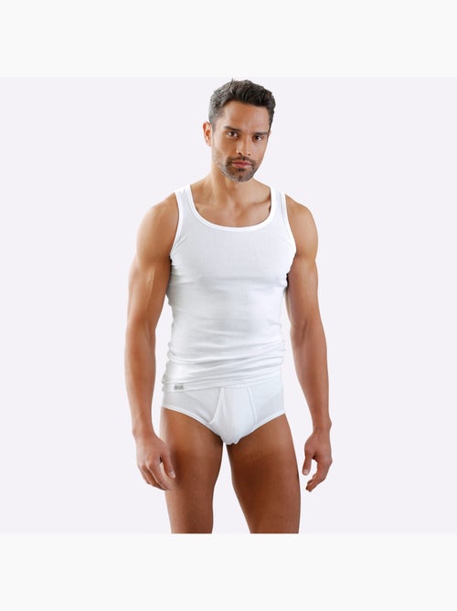 Lot de 3  - débardeur côtes fines - taille standard - witt - Kiabi