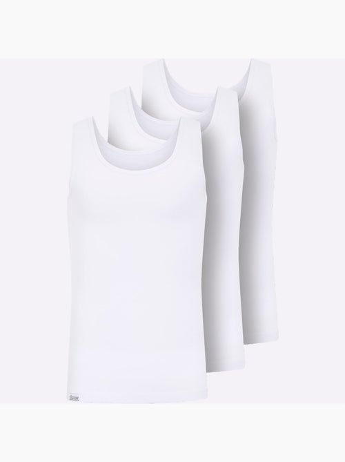 Lot de 3  - débardeur côtes fines - taille standard - witt - Kiabi