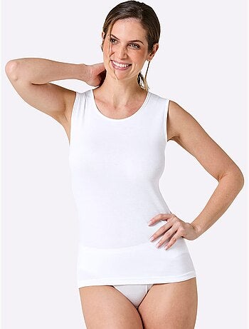 Lot de 3 - Débardeur Côtes Fines - Taille Standard - Witt