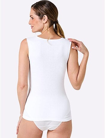 Lot de 3 - Débardeur Côtes Fines - Taille Standard - Witt