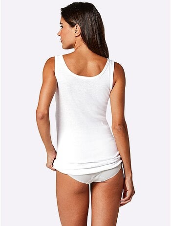 Lot de 3 - Débardeur Côtes Fines - Taille Standard - Witt