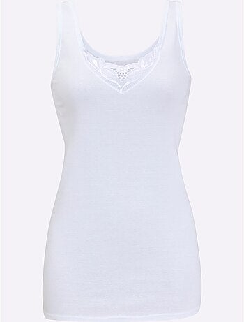 Lot de 3 - Débardeur Côtes Fines - Taille Standard - Witt