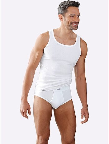 Lot de 3 - débardeur côtes fines - taille standard - witt