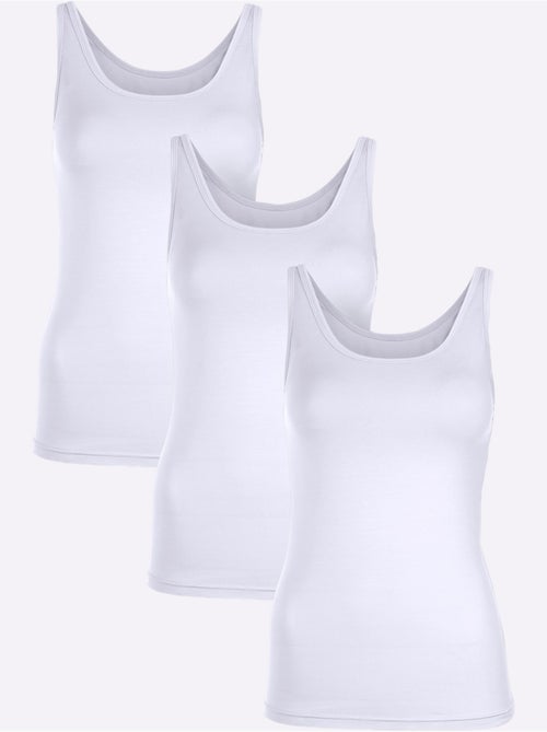 Lot de 3  - débardeur jersey fin - taille standard - witt - Kiabi