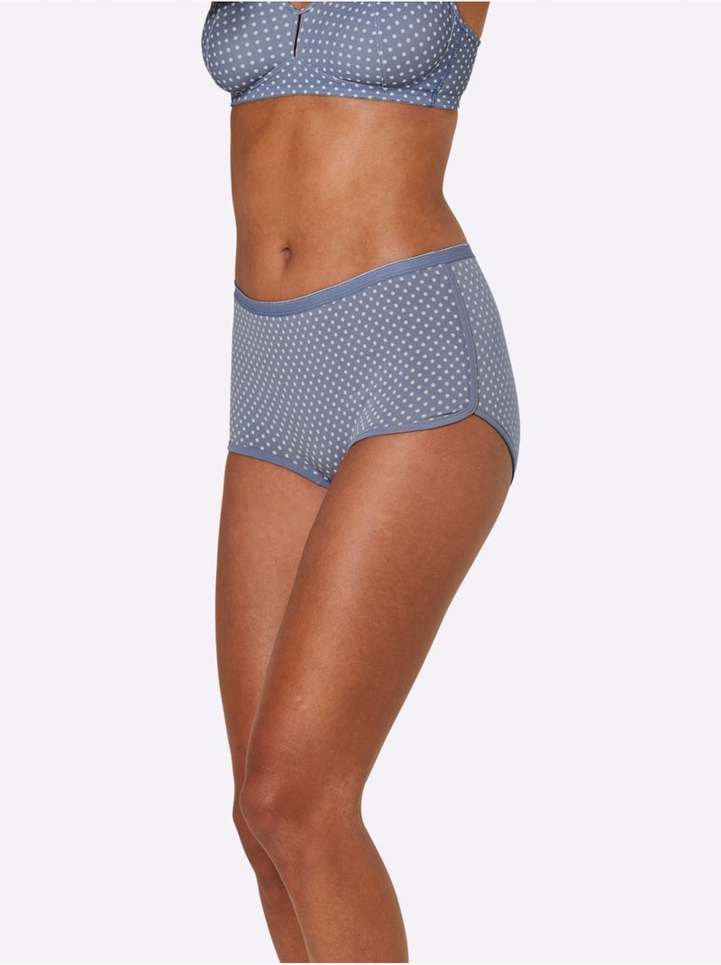 Lot de 3  - Hipster Jersey Fin - Taille Standard - Witt Bleu - Kiabi