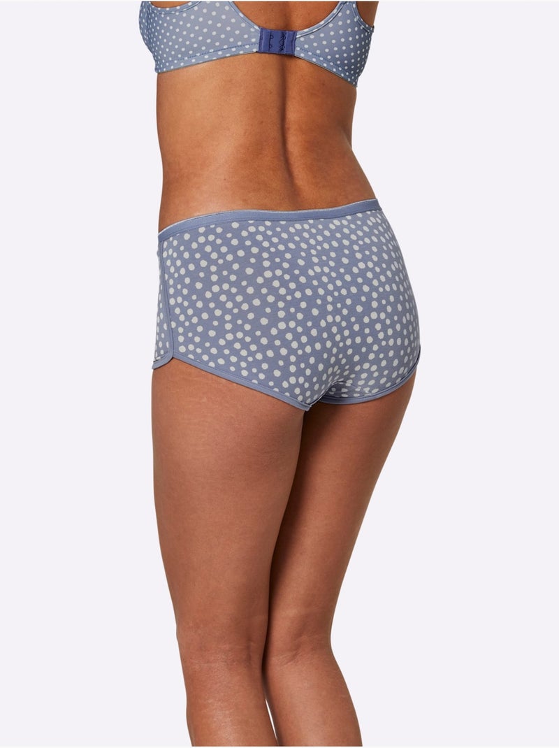 Lot de 3  - Hipster Jersey Fin - Taille Standard - Witt Bleu - Kiabi