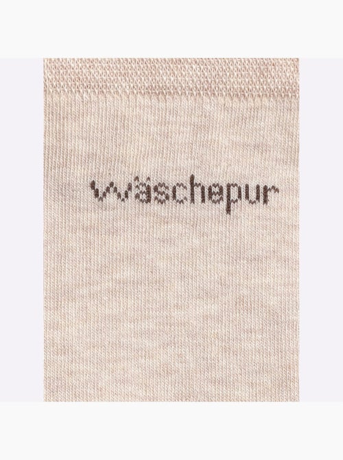 Lot de 3  - mi-chaussettes qualité coton - taille standard - witt - Kiabi