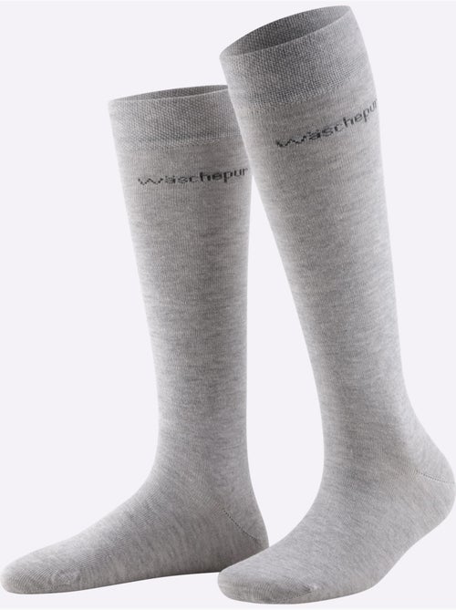 Lot de 3  - mi-chaussettes qualité coton - taille standard - witt - Kiabi