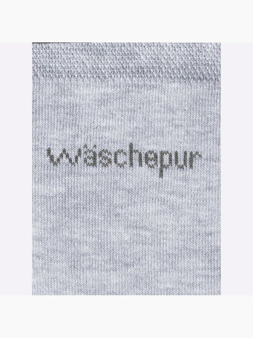 Lot de 3  - mi-chaussettes qualité coton - taille standard - witt - Kiabi