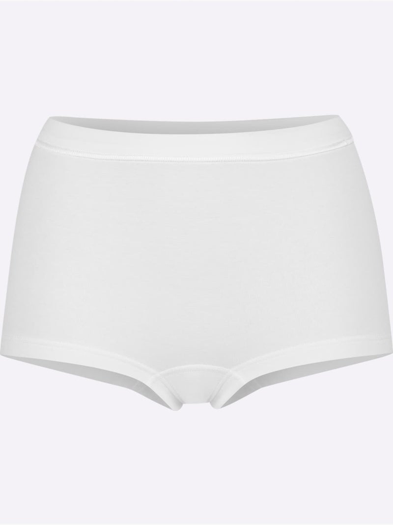 Lot de 3  - Panty Côtes Fines - Taille Standard - Witt Blanc - Kiabi