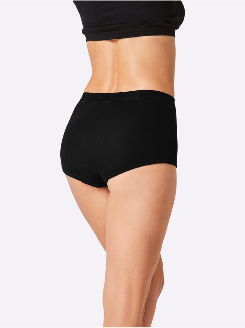 Lot de 3  - Panty Côtes Fines - Taille Standard - Witt Noir - Kiabi