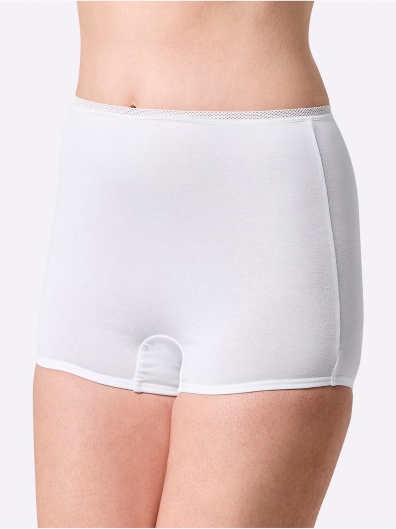 Lot de 3  - Panty Jersey Fin - Taille Standard - Witt Blanc - Kiabi