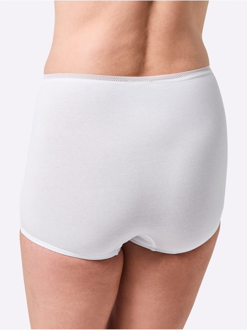 Lot de 3  - Panty Jersey Fin - Taille Standard - Witt Blanc - Kiabi