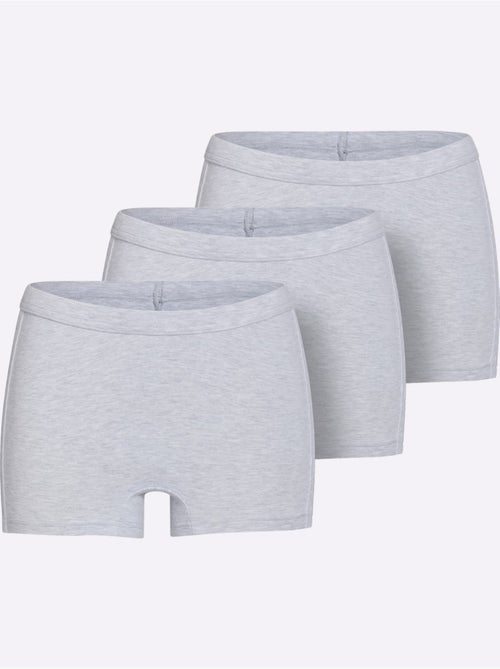 Lot de 3  - Panty Long Qualité Coton - Taille Standard - Witt - Kiabi