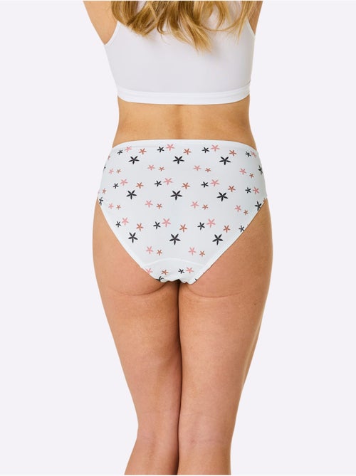 Lot de 3  - Panty Motif Imprimé - Taille Standard - Witt - Kiabi