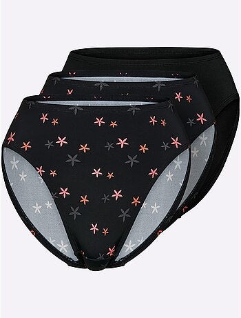 Lot de 3 - Panty Motif Imprimé - Taille Standard - Witt