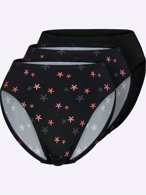 Lot de 3  - Panty Motif Imprimé - Taille Standard - Witt - Kiabi