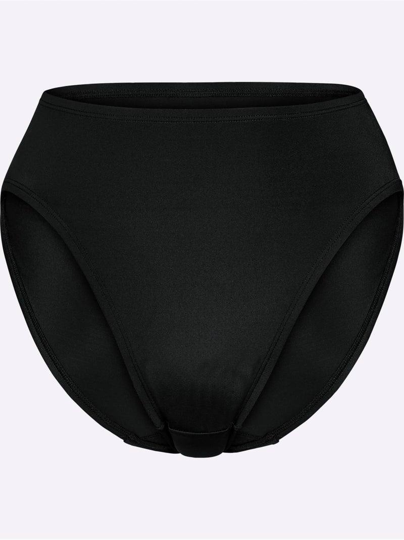 Lot de 3  - Panty Motif Imprimé - Taille Standard - Witt Noir - Kiabi