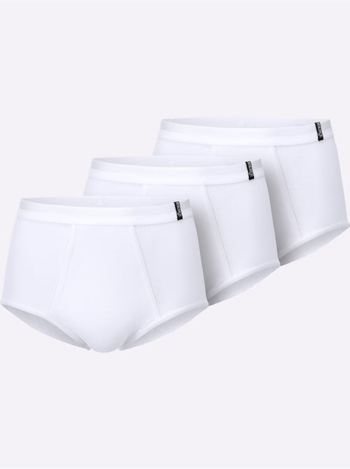Lot de 3  - slip côtes fines - taille standard - witt - Kiabi