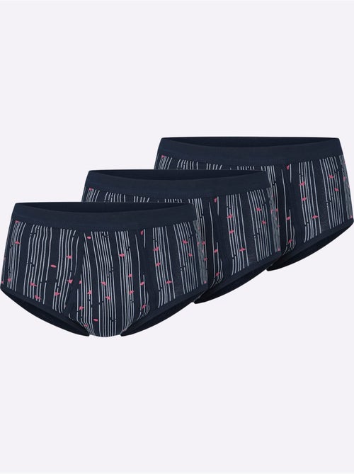 Lot de 3 - slip côtes fines - taille standard - witt - Kiabi Lot de 3 - slip côtes fines - taille standard - witt - Kiabi