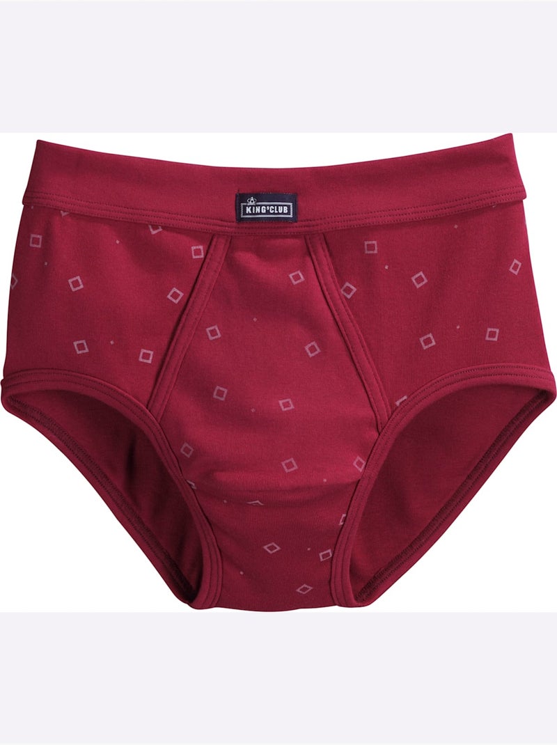 Lot de 3  - Slip Côtes Fines - Taille Standard - Witt Multicolore - Kiabi