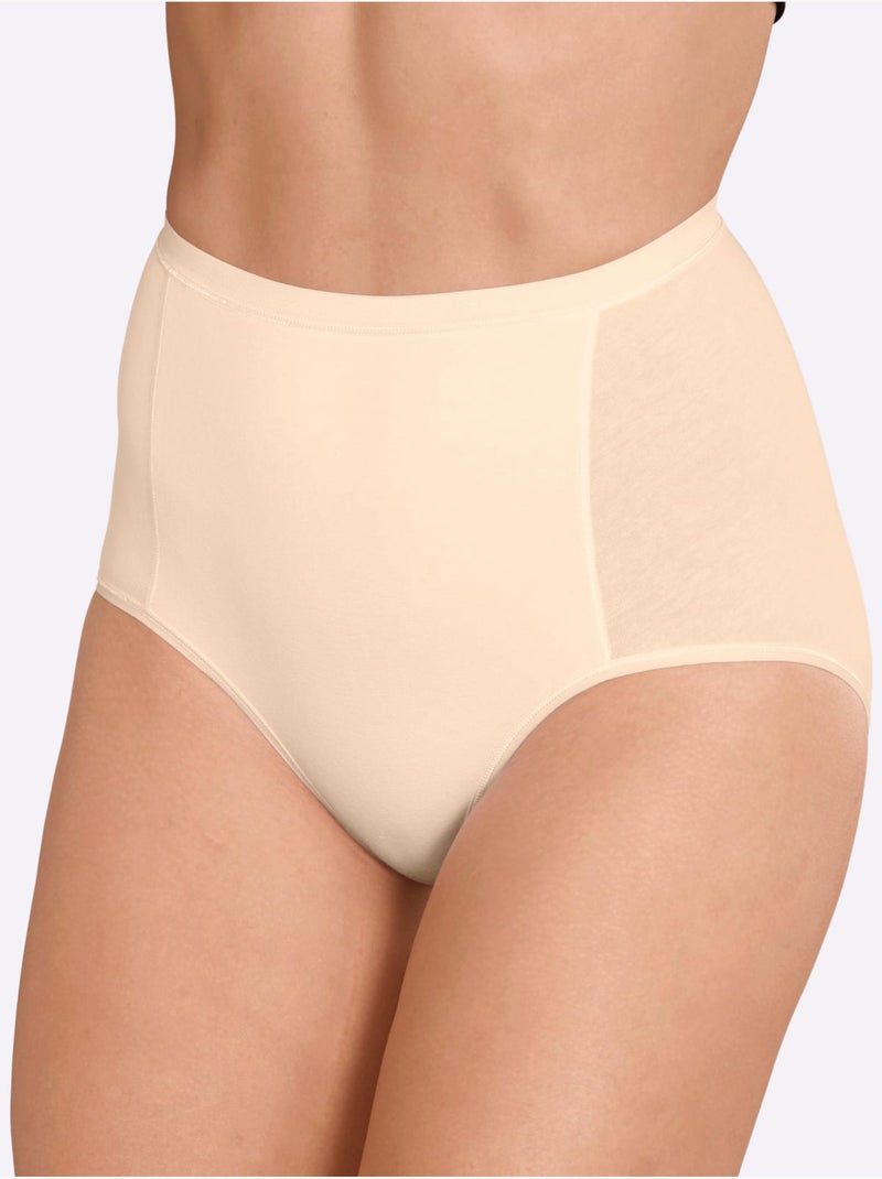 Lot de 3  - slip formant jersey fin - taille standard - witt Beige - Kiabi