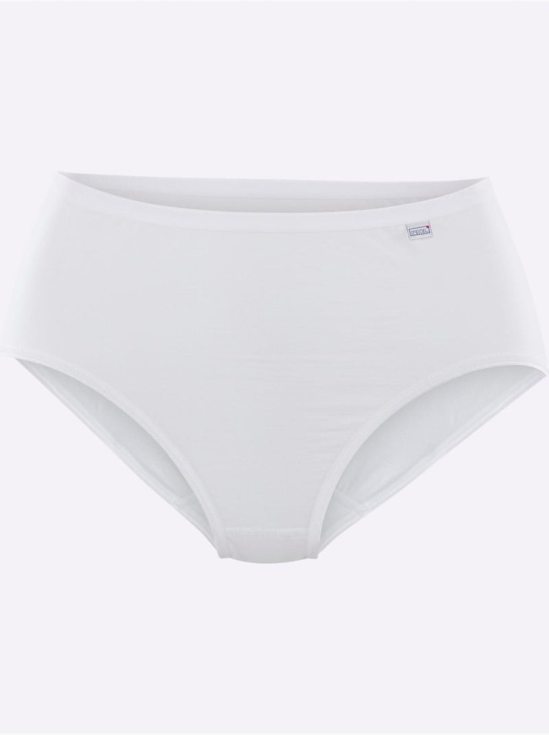 Lot de 3  - Slip Gainant Jersey Fin - Taille Standard - Witt Blanc - Kiabi