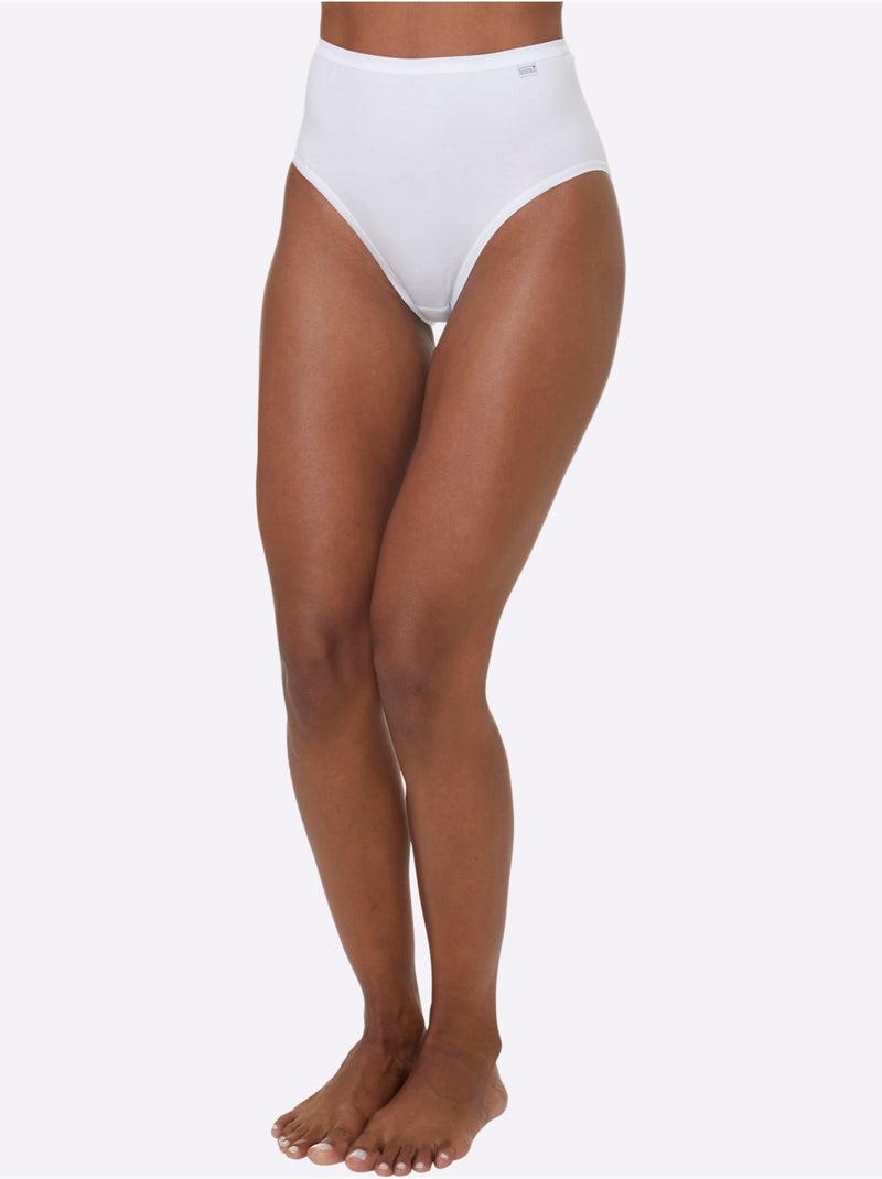 Lot de 3  - Slip Gainant Jersey Fin - Taille Standard - Witt Blanc - Kiabi