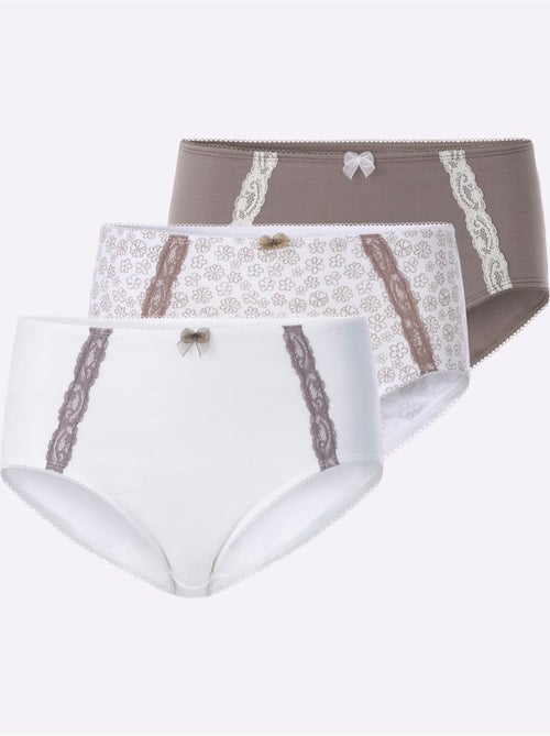 Lot de 3  - Slip Gainant Lot De (3 Pièces) - Taille Standard - Moda Vilona - Kiabi