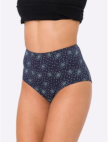 Lot de 3 - Slip Taille Haute Jersey Fin - Taille Standard - Moda Vilona