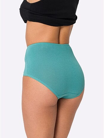 Lot de 3 - Slip Taille Haute Jersey Fin - Taille Standard - Moda Vilona