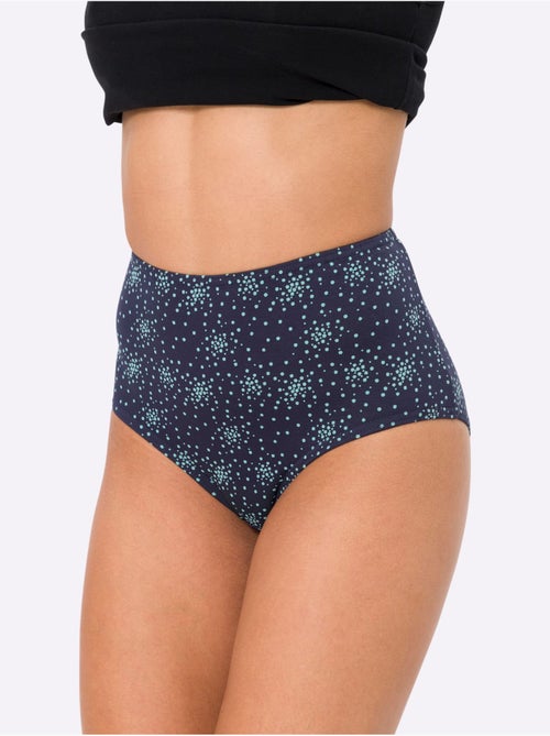 Lot de 3  - Slip Taille Haute Jersey Fin - Taille Standard - Moda Vilona - Kiabi