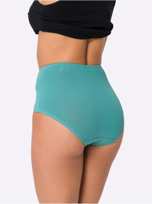 Lot de 3  - Slip Taille Haute Jersey Fin - Taille Standard - Moda Vilona - Kiabi
